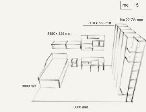 Kids Bedroom Colombini Volo C11