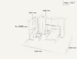 Young Bedroom Colombini Volo C22