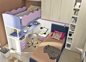 Kids Bedroom Colombini Volo C37