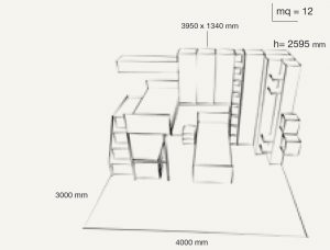 Kids Bedroom Colombini Volo C37