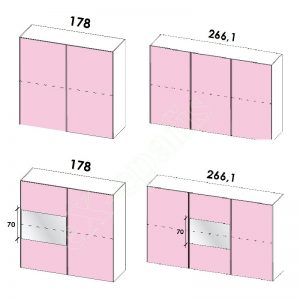 Ντουλάπα Συρόμενη H214cm Target Colombini