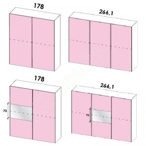 Ντουλάπα Συρόμενη H249cm Target Colombini