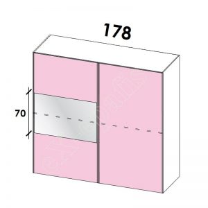 Ντουλάπα Συρόμενη H214cm Target Colombini