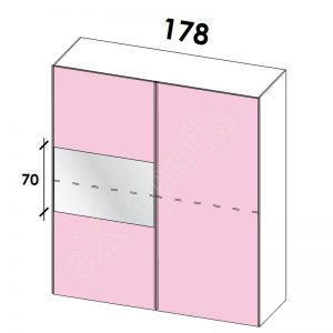 Ντουλάπα Συρόμενη H249cm Target Colombini