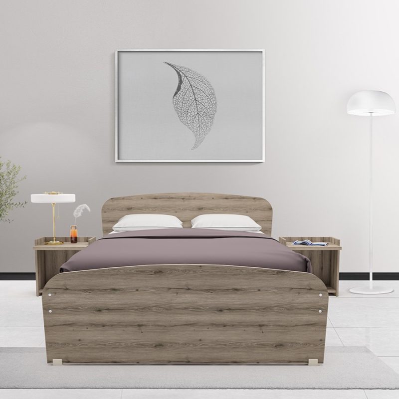 Wooden Bed Twist S-Alfa 160x200