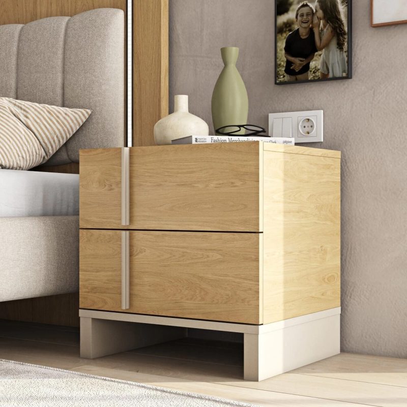 Wooden Bedside Table Mod S-Letto