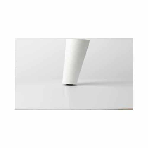 Λοξό Αλουμινίου Πόδι Noctis Λευκό 11cm
