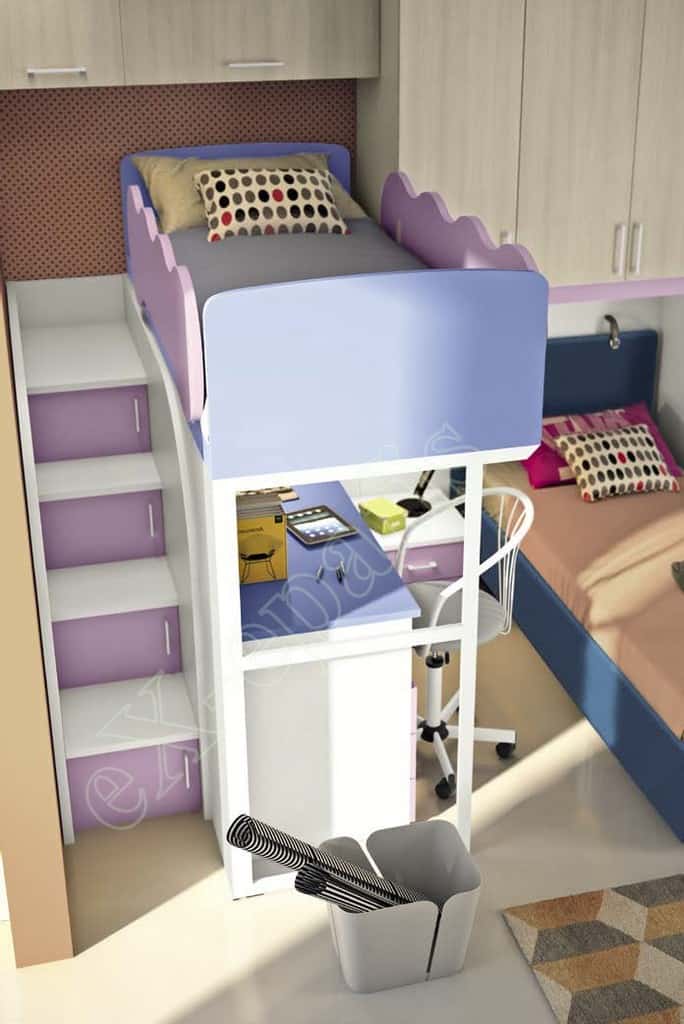 Kids Bedroom Colombini Volo C37