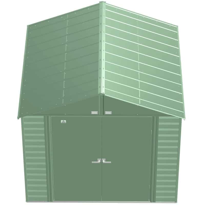Arrow Select Steel Storage Shed Sage Green 10x8