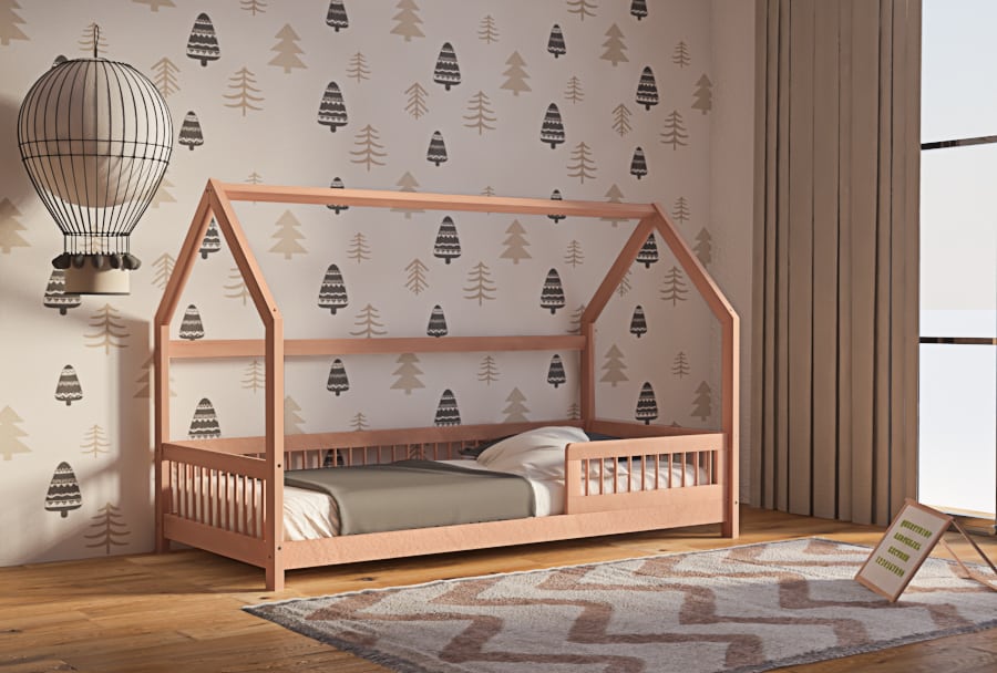 Καναπές Κρεβάτι Genius Montessori Οξιά Φυσικό