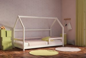 Καναπές Κρεβάτι Genius Montessori White Pink