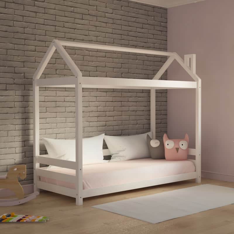 Κρεβάτι Luna Montessori Λευκό