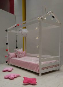 Κρεβάτι Luna Montessori Λευκό Night