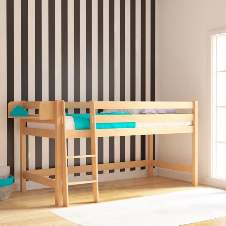 Υπερυψωμένο Κρεβάτι Smart Plus Φυσική Οξιά