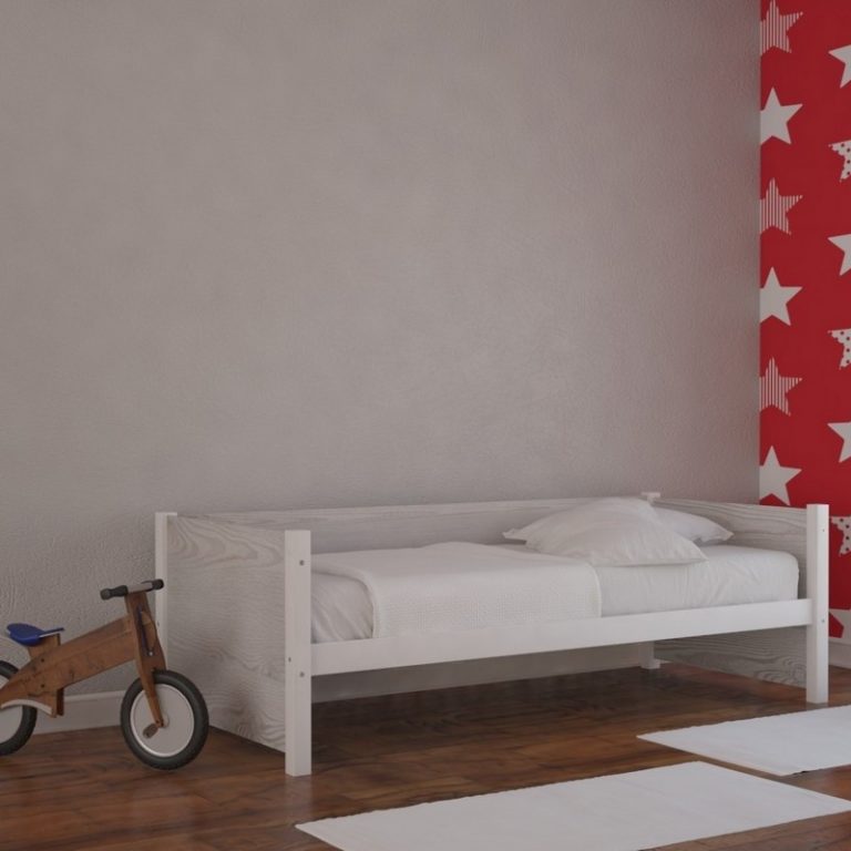 Παιδικός Καναπές Κρεβάτι Dream Λευκή Οξιά