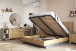 Wooden Bed Mod Led S-Letto 160x200