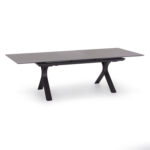 ΣΕΤ ΤΡΑΠΕΖΑΡΙΑΣ 7TMX ANDROMEDA (L) SM21255 ΑΛΟΥΜΙΝΙΟ-SINTERED STONE ΣΚΟΥΡΟ ΓΚΡΙ - Image 3