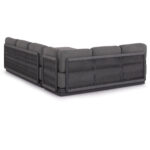 OUTDOOR CORNER LOUNGE SET 3PCS SERIES ELYSIA SM6187.01 DARK GREY ALUMINUM-ROPE-P.E.FABRIC - Image 3