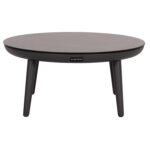 OUTDOOR COFFEE TABLE ROUND ZODIAC SM6214.01 GREY ALUMINUM & 3D PRINT GLASS TOP-Φ60x28Hcm. - Image 3