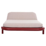 OUTDOOR DAYBED SERIES UTOPIA SM6238.05 ALUMINUM IN RED-OLEFIN FABRIC IN BEIGE 212x155x38Hcm. - Image 3