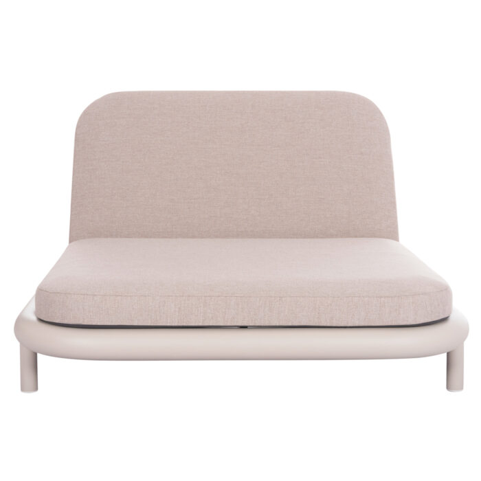 OUTDOOR DAYBED SERIES UTOPIA SM6238.02 ALUMINUM IN CREAM WHITE-OLEFIN IN BEIGE 200x150x36Hcm. - Image 3
