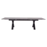 EXPANDABLE ALUMINUM DINING TABLE ANDROMEDA (L) SM6184.02 FRAME & SINTERED STONE TOP IN GREY COLOR 240-300x100x76.5H - Image 3