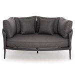 DAYBED SERIES POLARIS SM6215.01 ALUMINUM-STRAP ROPE & OLEFIN IN ANTHRACITE 164x144x84Hcm. - Image 3