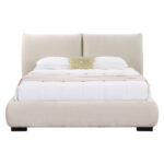 ΚΡΕΒΑΤΙ ΔΙΠΛΟ ΜΕ ΑΠΟΘ.ΧΩΡΟ NUVIA SM728.03 ΜΠΕΖ FAUX FUR ΥΦΑΣΜΑ--ΣΤΡΩΜΑ 160x200εκ - Image 4