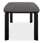 ΤΡΑΠΕΖΙ STERLIN SM6356.02 ΣΚΟΥΡΟ ΓΚΡΙ ΑΛΟΥΜΙΝΙΟ & SINTERED STONE TOP 240x100x76Y - Image 4