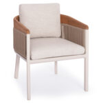 ΣΕΤ ΤΡΑΠΕΖΑΡΙΑΣ 7TMX ANDROMEDA (S) SM21244 ΑΛΟΥΜΙΝΙΟ-SINTERED STONE ΜΠΕΖ & ΕΚΡΟΥ - Image 4