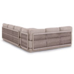 Outdoor Corner Lounge Set 3pcs series Elysia SM6187.02 Champagne-colored aluminum-Rope- P.E. fabric - Image 4