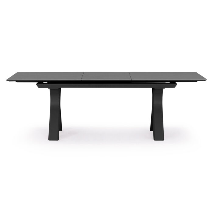 EXPANDABLE ALUMINUM DINING TABLE ANDROMEDA (S) SM6183.02 FRAME & SINTERED STONE TOP IN GREY COLOR 180-240x100x76.5H - Image 4