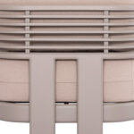 OUTDOOR LOUNGE SET 4PCS AURA SM6193.04 CHAMPAGNE COLORED ALUMINUM-OLEFIN FABRIC-ROCK BEAM TOP - Image 4