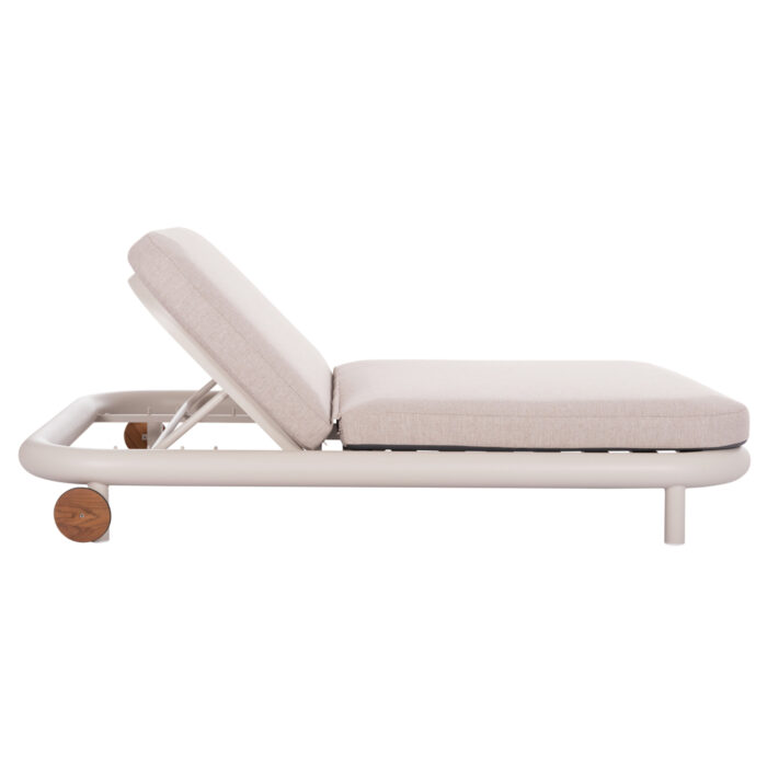 OUTDOOR DAYBED SERIES UTOPIA SM6238.02 ALUMINUM IN CREAM WHITE-OLEFIN IN BEIGE 200x150x36Hcm. - Image 4