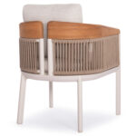 ΣΕΤ ΤΡΑΠΕΖΑΡΙΑΣ 7TMX ANDROMEDA (S) SM21244 ΑΛΟΥΜΙΝΙΟ-SINTERED STONE ΜΠΕΖ & ΕΚΡΟΥ - Image 5