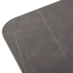 OUTDOOR DINING TABLE SERIES ETERNITY SM6175 ANTHRACITE ALUMINUM-GREY MARBLE LOOK SINTERED STONE 240x100x75H m. - Image 5