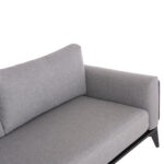 OUTDOOR LOUNGE SET 4PCS ORION SM6192.01 DARK GREY ALUMINUM & GREY OLEFIN - Image 5