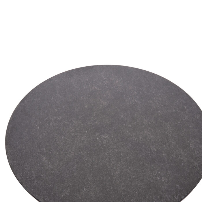OUTDOOR COFFEE TABLE ROUND ZODIAC SM6214.01 GREY ALUMINUM & 3D PRINT GLASS TOP-Φ60x28Hcm. - Image 5