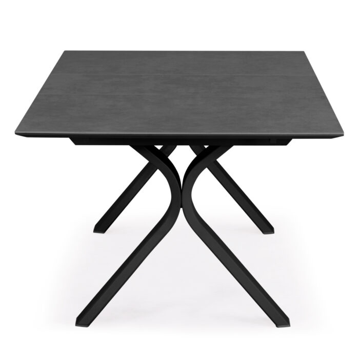 EXPANDABLE ALUMINUM DINING TABLE ANDROMEDA (S) SM6183.02 FRAME & SINTERED STONE TOP IN GREY COLOR 180-240x100x76.5H - Image 5