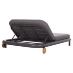 OUTDOOR DAYBED SERIES UTOPIA SM6238.01 ALUMINUM AND OLEFIN FABRIC IN DARK GREY 212x155x38Hcm. - Image 5