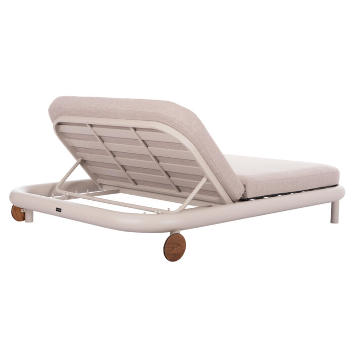 OUTDOOR DAYBED SERIES UTOPIA SM6238.02 ALUMINUM IN CREAM WHITE-OLEFIN IN BEIGE 200x150x36Hcm. - Image 5