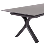 EXPANDABLE ALUMINUM DINING TABLE ANDROMEDA (L) SM6184.02 FRAME & SINTERED STONE TOP IN GREY COLOR 240-300x100x76.5H - Image 5