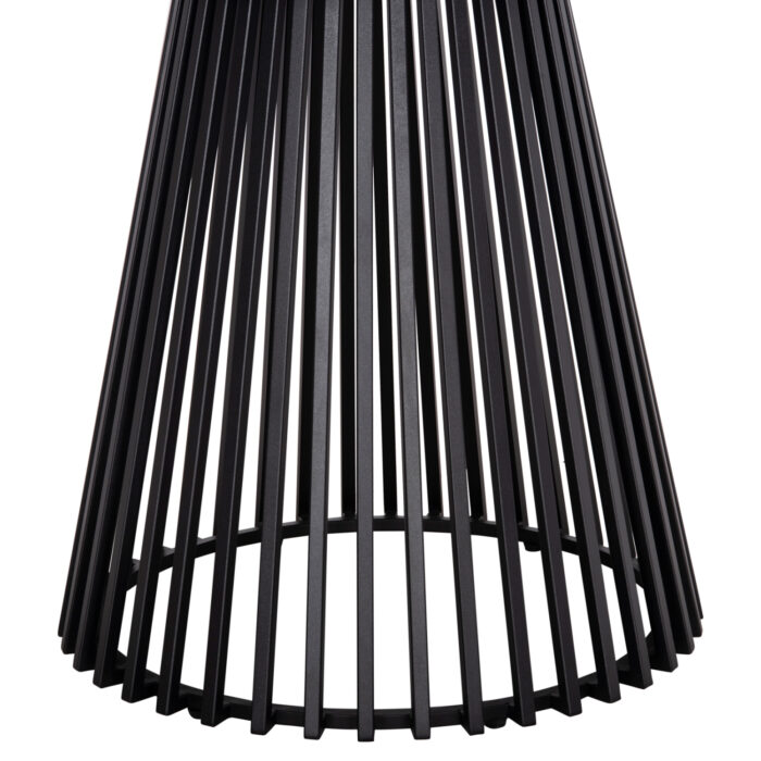 DINING TABLE ROUND MEMNON SM18099 CERAMIC TOP-METAL BLACK BASE Φ120x76Hcm. - Image 5