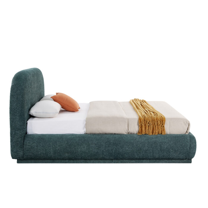 ΚΡΕΒΑΤΙ ΔΙΠΛΟ ΜΕ ΑΠΟΘ.ΧΩΡΟ NOCTIS SM726.07 ΠΡΑΣΙΝΟ CHENILLE ΥΦΑΣΜΑ--ΣΤΡΩΜΑ 160x200εκ - Image 5