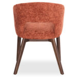 Dining Chair Empire SM18103 Orange fabric-Ashwood legs in Walnut color 55x54x78Hcm. - Image 6