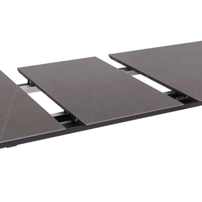 ΣΕΤ ΤΡΑΠΕΖΑΡΙΑΣ 7TMX ANDROMEDA (S) SM21253 ΑΛΟΥΜΙΝΙΟ-SINTERED STONE ΣΚΟΥΡΟ ΓΚΡΙ - Image 6