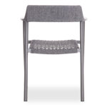 DINING CHAIR HELIA SM6200.01 DARK GREY ALUMINUM & P.E.ROPE 57x56.5x76.5Hcm. - Image 6