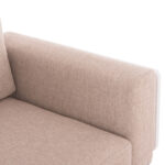 OUTDOOR LOUNGE SET 4PCS ORION CORNER SM6191.02 WHITE ALUMINUM & BEIGE OLEFIN - Image 6