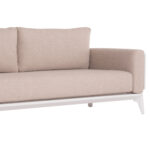 OUTDOOR LOUNGE SET 4PCS ORION SM6192.02 WHITE ALUMINUM & BEIGE OLEFIN - Image 6