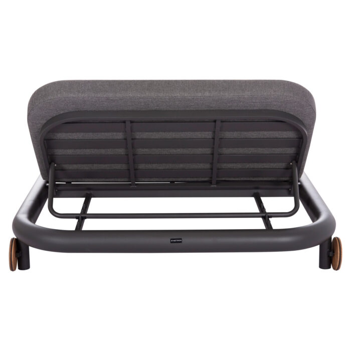 OUTDOOR DAYBED SERIES UTOPIA SM6238.01 ALUMINUM AND OLEFIN FABRIC IN DARK GREY 212x155x38Hcm. - Image 6
